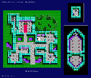 Thumbnail for a map of Empath Abbey for the NES game Ultima: Quest Of The Avatar.