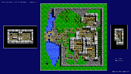 Thumbnail for a map of Magincia for the NES game Ultima: Quest Of The Avatar.