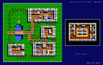 Thumbnail for a map of Moonglow for the NES game Ultima: Quest Of The Avatar.
