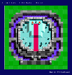 Thumbnail for a map of Shrine for the NES game Ultima: Quest Of The Avatar.