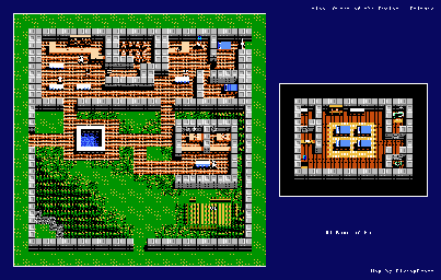 Thumbnail for a map of Trinsic for the NES game Ultima: Quest Of The Avatar.