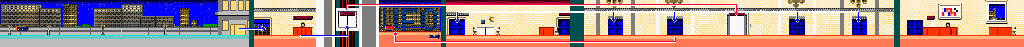 Thumbnail for a map of Stage 3 for the NES game Utsurun Desu.: Kawauso Hawaii e Iku!!!.