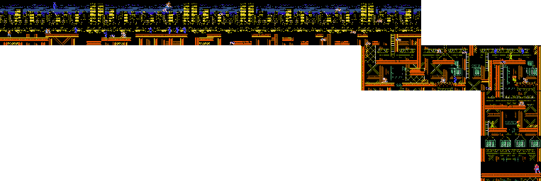 Thumbnail for a map of Stage 2 for the NES game Vice: Project Doom.