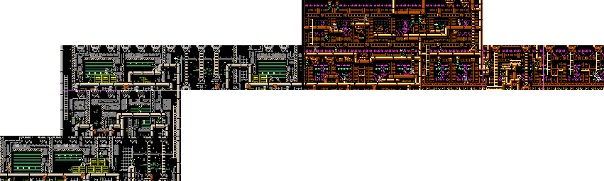 Thumbnail for a map of Stage 6 for the NES game Vice: Project Doom.
