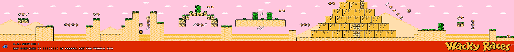 Thumbnail for a map of A-2 Section 1 for the NES game Wacky Races.