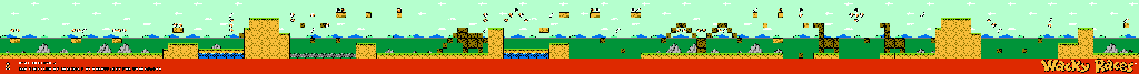 Thumbnail for a map of A-3 Section 1 for the NES game Wacky Races.