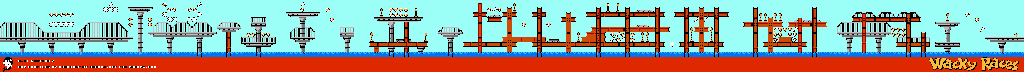 Thumbnail for a map of B -1 Section 2 for the NES game Wacky Races.
