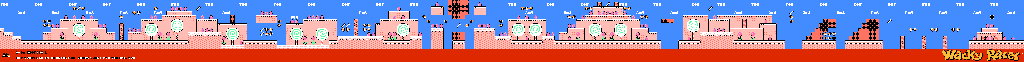 Thumbnail for a map of B -3 Section 1 for the NES game Wacky Races.