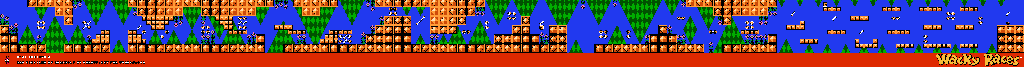 Thumbnail for a map of B -3 Section 2 for the NES game Wacky Races.