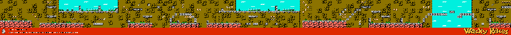 Thumbnail for a map of C -4 Section 1 for the NES game Wacky Races.