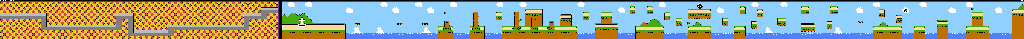 Thumbnail for a map of Stage 0B for the NES game Wagyan Land.