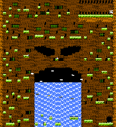 Thumbnail for a map of Stage 0F (Full) for the NES game Wagyan Land.