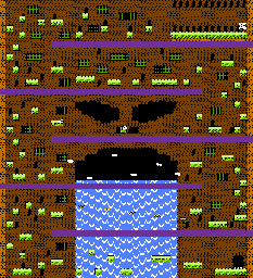 Thumbnail for a map of Stage 0F for the NES game Wagyan Land.
