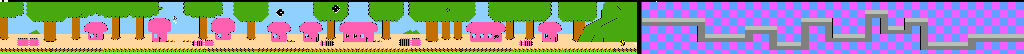Thumbnail for a map of Stage 13 for the NES game Wagyan Land.