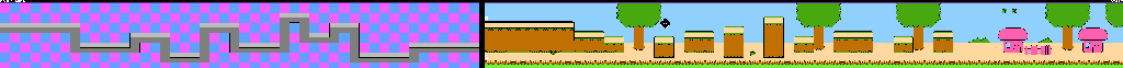 Thumbnail for a map of Stage 14 for the NES game Wagyan Land.