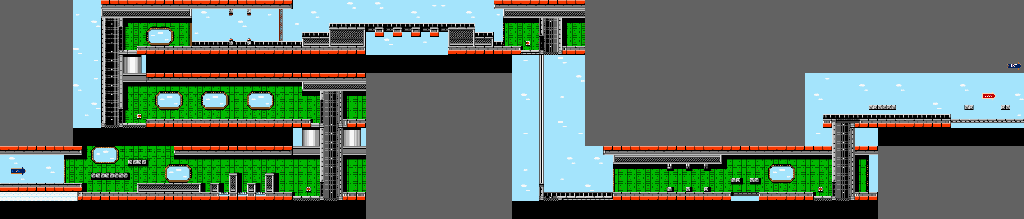 Thumbnail for a map of World 1: Rikkuru's Stage Act 3 for the NES game Wai Wai World 2: SOS!! Paseri Jou.