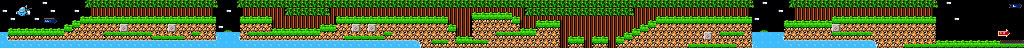 Thumbnail for a map of World 4: Contra Jungle for the NES game Wai Wai World 2: SOS!! Paseri Jou.