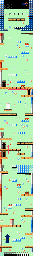 Thumbnail for a map of World 5: Puzzle World for the NES game Wai Wai World 2: SOS!! Paseri Jou.