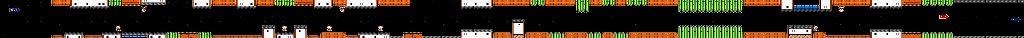 Thumbnail for a map of World 8: Takeyabu Fort Act 2 for the NES game Wai Wai World 2: SOS!! Paseri Jou.