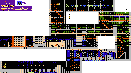 Thumbnail for a map of Stage 4: Kingkong's City for the NES game Wai Wai World.