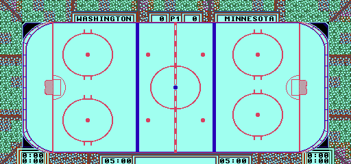 Thumbnail for a map of Rink for the NES game Wayne Gretzky Hockey.