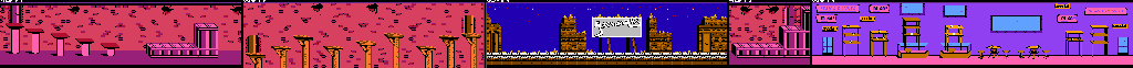 Thumbnail for a map of Stage 2 for the NES game Wayne's World.