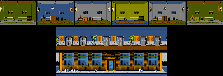 Thumbnail for a map of Hotel 3 for the NES game Who Framed Roger Rabbit.