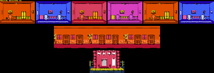 Thumbnail for a map of Magical Building 2 for the NES game Who Framed Roger Rabbit.