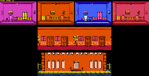 Thumbnail for a map of Toon Town 10 for the NES game Who Framed Roger Rabbit.