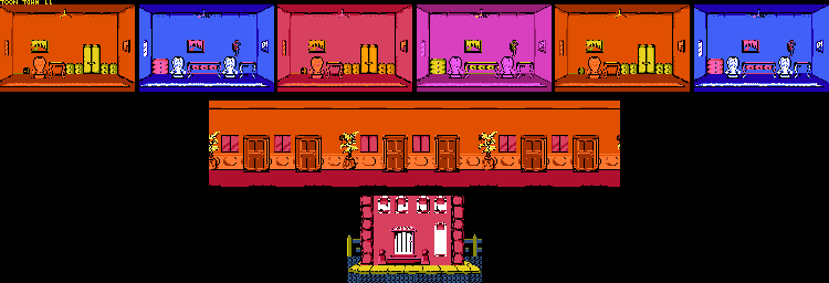 Thumbnail for a map of Toon Town 11 for the NES game Who Framed Roger Rabbit.