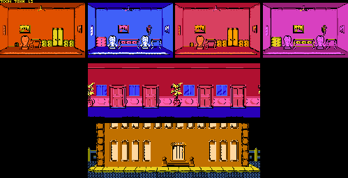 Thumbnail for a map of Toon Town 13 for the NES game Who Framed Roger Rabbit.