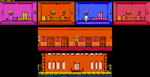 Thumbnail for a map of Toon Town 14 for the NES game Who Framed Roger Rabbit.