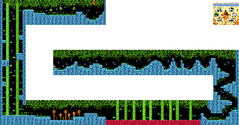Thumbnail for a map of Magic Forest for the NES game Whomp 'Em.