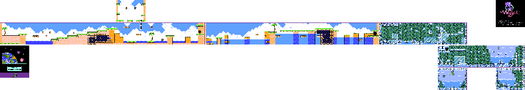 Thumbnail for a map of Stage 2 for the NES game Widget.