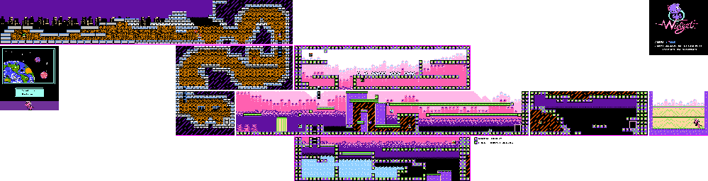 Thumbnail for a map of Stage 5 for the NES game Widget.