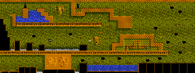 Thumbnail for a map of Level 03: Trial By Traps for the NES game Wolverine.