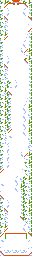 Thumbnail for a map of D.Slalom Skiing for the NES game World Games.