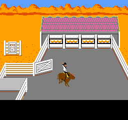 Thumbnail for a map of F.Bull Riding for the NES game World Games.