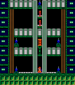 Thumbnail for a map of Phase 006 for the NES game Wrecking Crew.