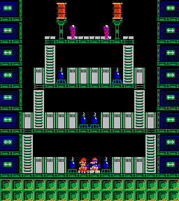 Thumbnail for a map of Phase 009 for the NES game Wrecking Crew.