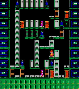Thumbnail for a map of Phase 010 for the NES game Wrecking Crew.