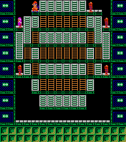 Thumbnail for a map of Phase 014 for the NES game Wrecking Crew.