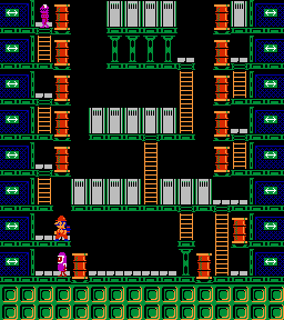 Thumbnail for a map of Phase 017 for the NES game Wrecking Crew.