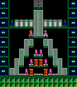 Thumbnail for a map of Phase 018 for the NES game Wrecking Crew.