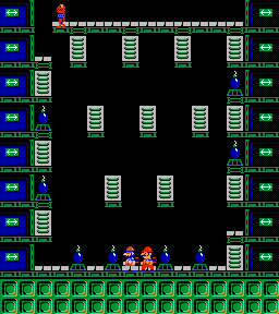 Thumbnail for a map of Phase 022 for the NES game Wrecking Crew.
