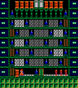 Thumbnail for a map of Phase 034 for the NES game Wrecking Crew.