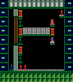 Thumbnail for a map of Phase 037 for the NES game Wrecking Crew.