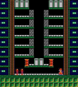 Thumbnail for a map of Phase 040 for the NES game Wrecking Crew.