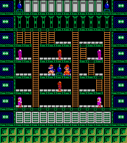 Thumbnail for a map of Phase 042 for the NES game Wrecking Crew.