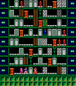 Thumbnail for a map of Phase 048 for the NES game Wrecking Crew.